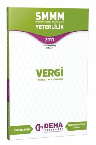 SMMM Yeterlilik Vergi Mevzuatı ve Uygulaması