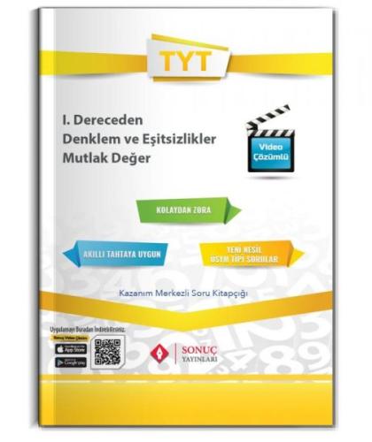 Sonuç TYT I. Dereceden Denklem ve Eşitsizlikler - Mutlak Değer (Yeni)