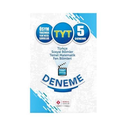 Sonuç TYT Tamamı Çözümlü 5 Deneme (Yeni)