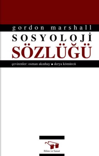 Sosyoloji Sözlüğü