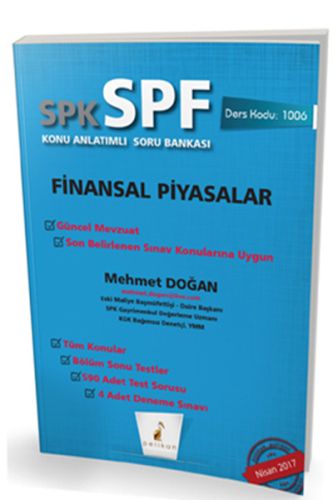 SPK-SPF Finansal Piyasalar Konu Anlatımlı Soru Bankası