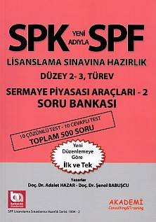 SPK-SPF Sermaye Piyasası Araçları - 2 Soru Bankası