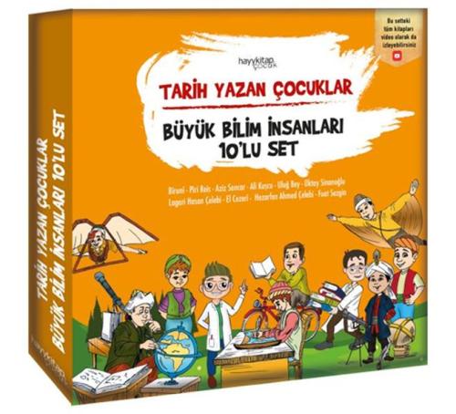 Tarih Yazan Çocuklar - Büyük Bilim İnsanları Seti - 10 Kitap Takım