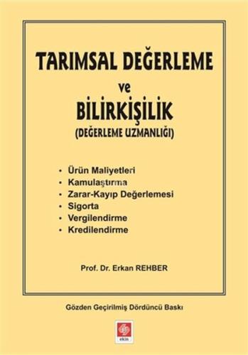 Tarımsal Değerleme ve Bilirkişilik (Değerleme Uzmanlığı)