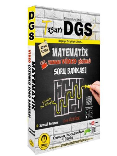 Tasarı 2022 DGS Matematik Video Çözümlü Soru Bankası