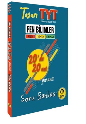 Tasarı 2022 TYT Fen Bilimleri 20 de 40 Net Soru Bankası