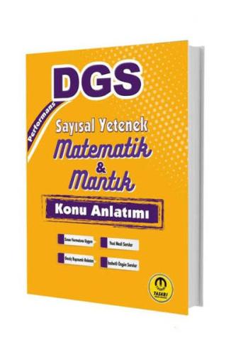 Tasarı Yayınları 2025 DGS Performans Sayısal Yetenek Matematik Mantık 