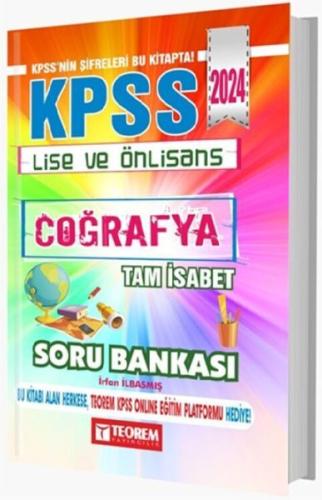 Teorem Yayınları 2024 KPSS Lise Ön Lisans Coğrafya Tam İsabet Soru Ban