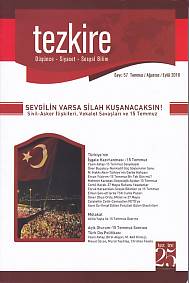 Tezkire Dergisi Sayı: 57 Temmuz/Ağustos/Eylül 2016