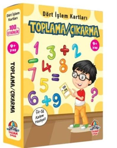 Toplama Çıkarma - Dört İşlem Kartları 9+ Yaş - Cep Boy