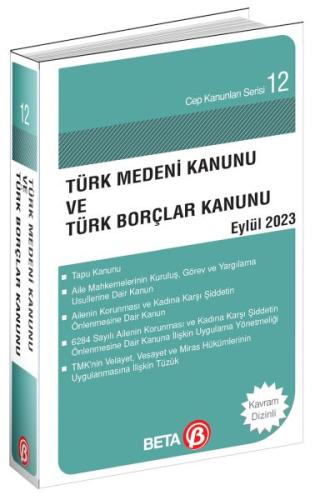 Türk Medeni Kanunu ve Türk Borçlar Kanunu