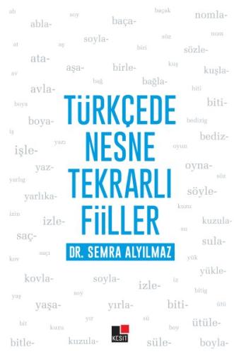 Türkçede Nesne Tekrarlı Fiiller