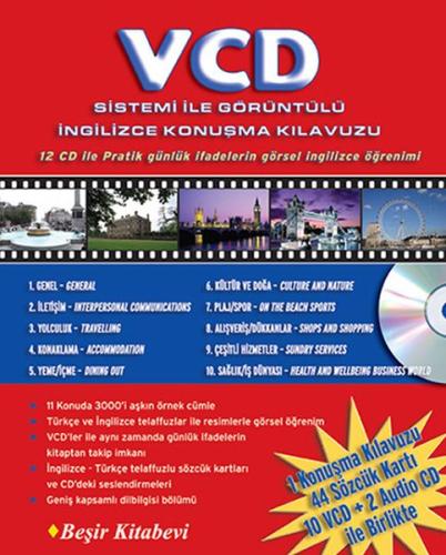 VCD Sistemi ile Görüntülü İngilizce Konuşma Kılavuzu (12 CD ile)