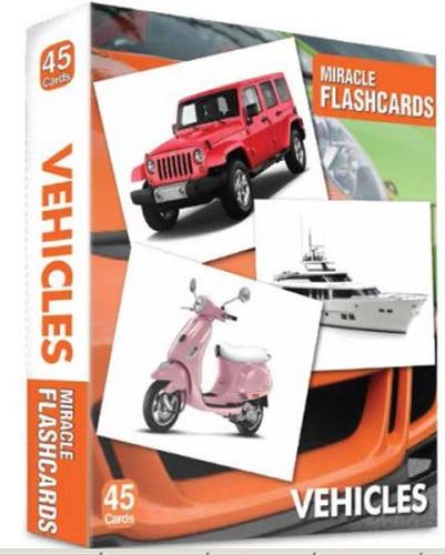 Vehicles Miracle Flashcards (45 Cards)