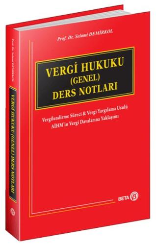 Vergi Hukuku (Genel) Ders Notları