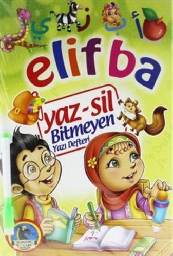 Yaz-Sil Elif-Ba Bitmeyen Yazı Defteri