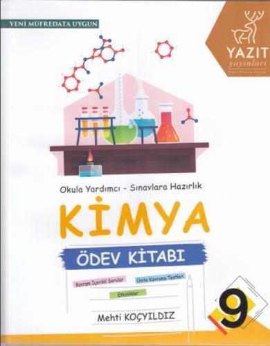 Yazıt 9. Sınıf Kimya Ödev Kitabı (Yeni)