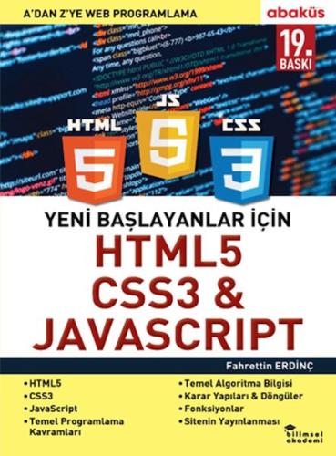 Yeni Başlayanlar İçin HTML5, CSS3 ve Javascript - A ’Dan Z’Ye Web Prog