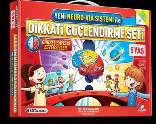 Yeni Neuro Via Sistemi İle Dikkati Güçlendirme Seti 5 Yaş (3 Kitap Kar