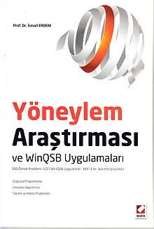 Yöneylem Araştırması ve WinQSB Uygulamaları