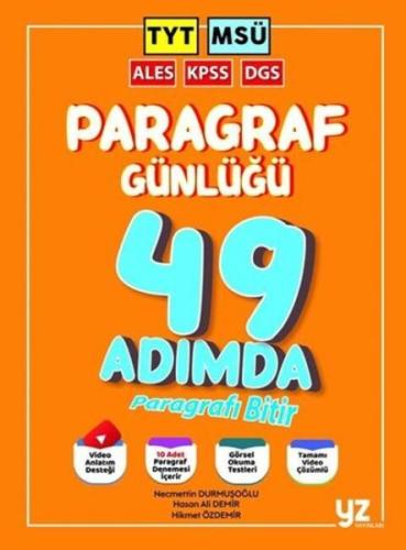 YZ Yayınları TYT MSÜ KPSS DGS ALES 49 Günde Paragrafın Günlüğü