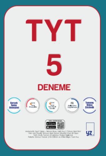 YZ Yayınları YKS TYT 5 Deneme